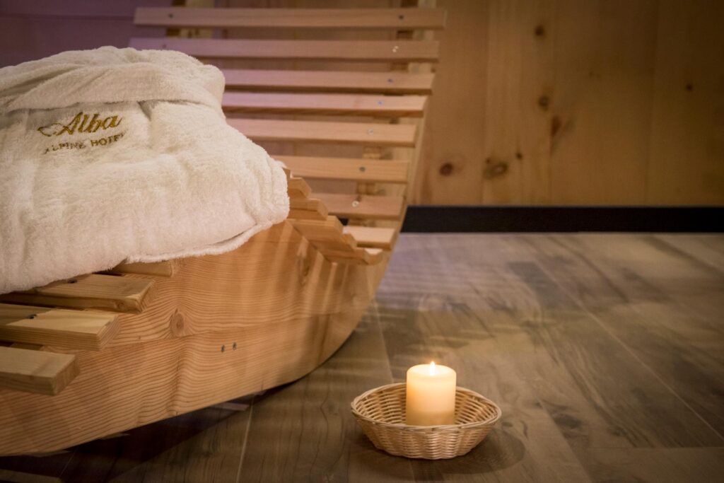 area benessere all'hotel Alba Livigno