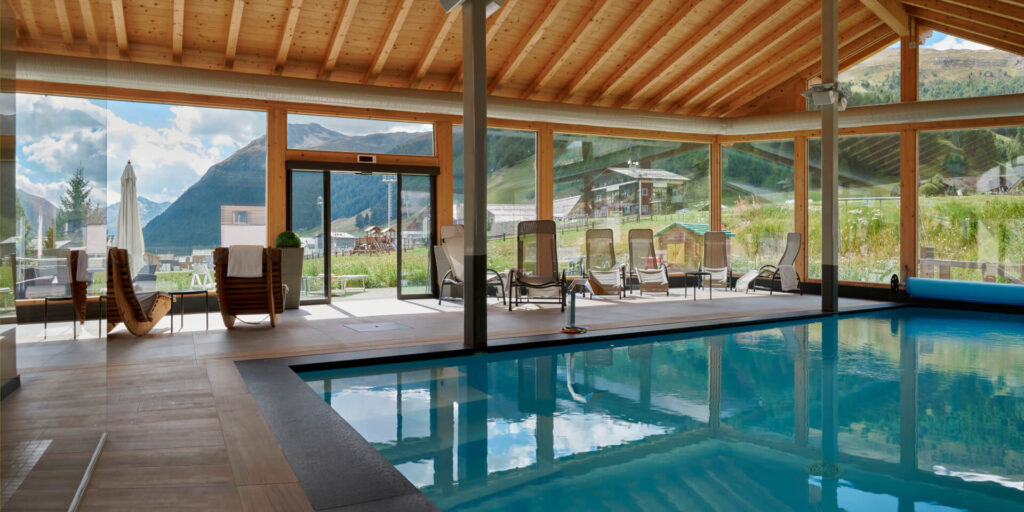 albergo con piscina a livigno - hotel alba